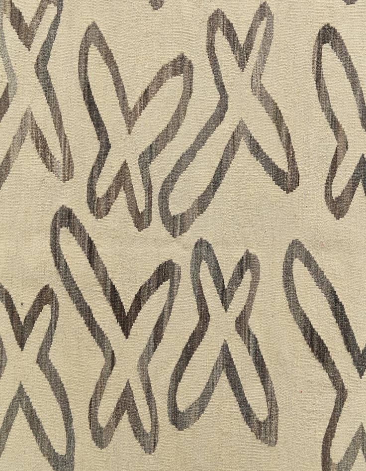 Detail image of  5' x 6' 5  Hand Woven Kilim Modern Wool Rug