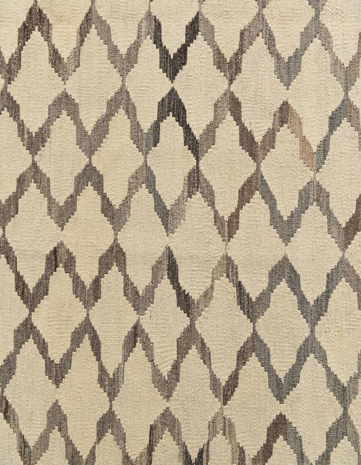 Detail image of  6' 4 x 7' 8  Hand Woven Kilim Modern Wool Rug