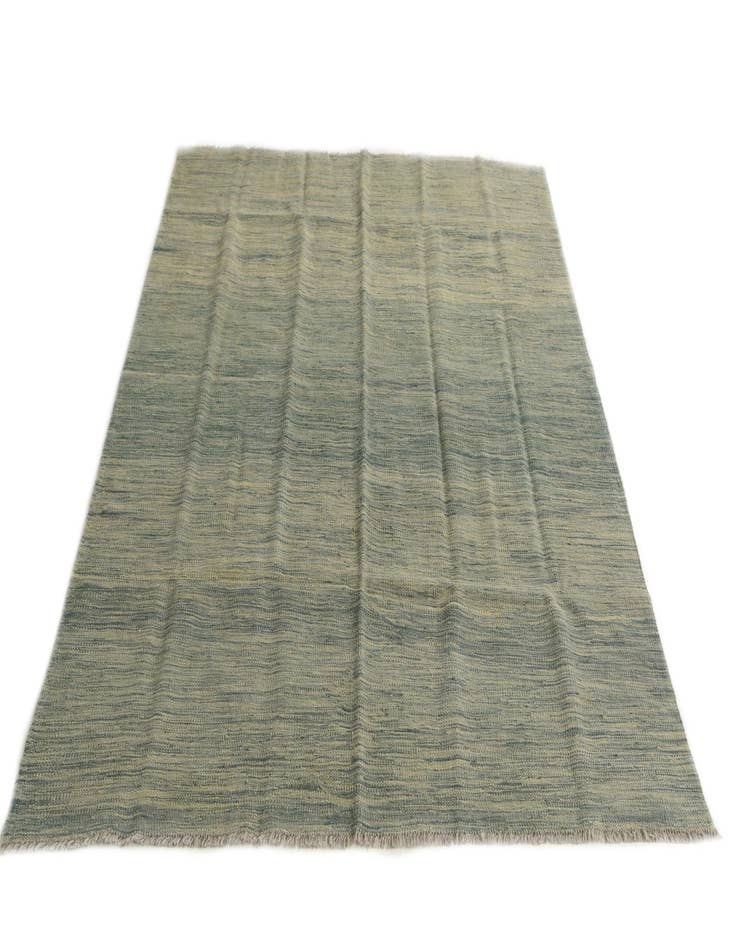 Detail image of  5' x 6' 6  Hand Woven Kilim Modern Wool Rug