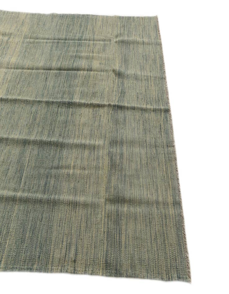 Detail image of  5' x 6' 6  Hand Woven Kilim Modern Wool Rug