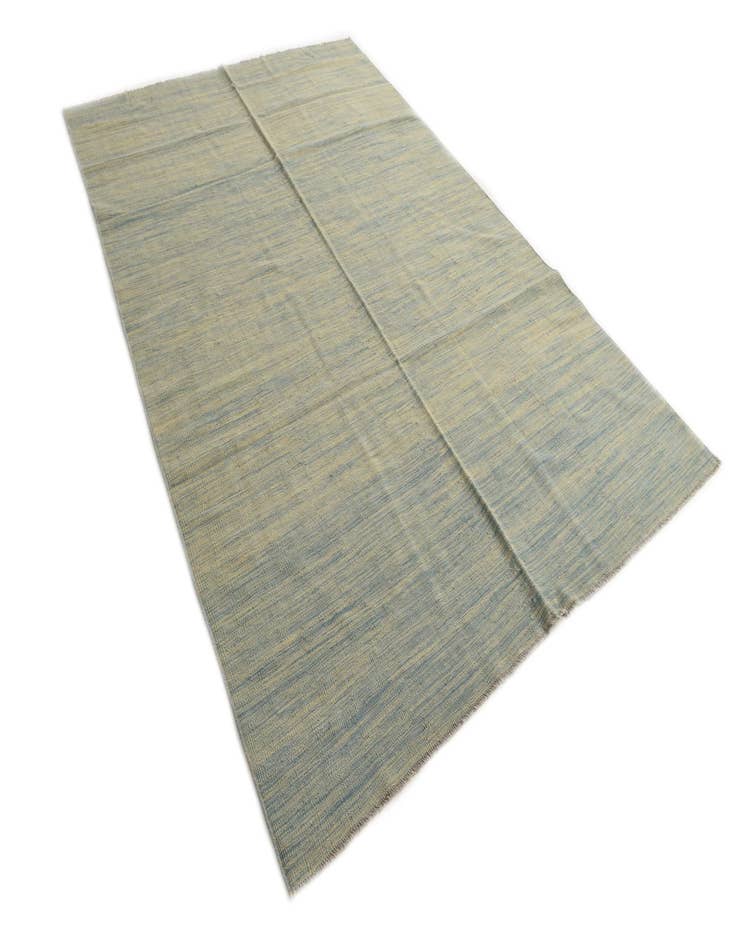 Detail image of  6' 5 x 9' 8  Hand Woven Kilim Modern Wool Rug