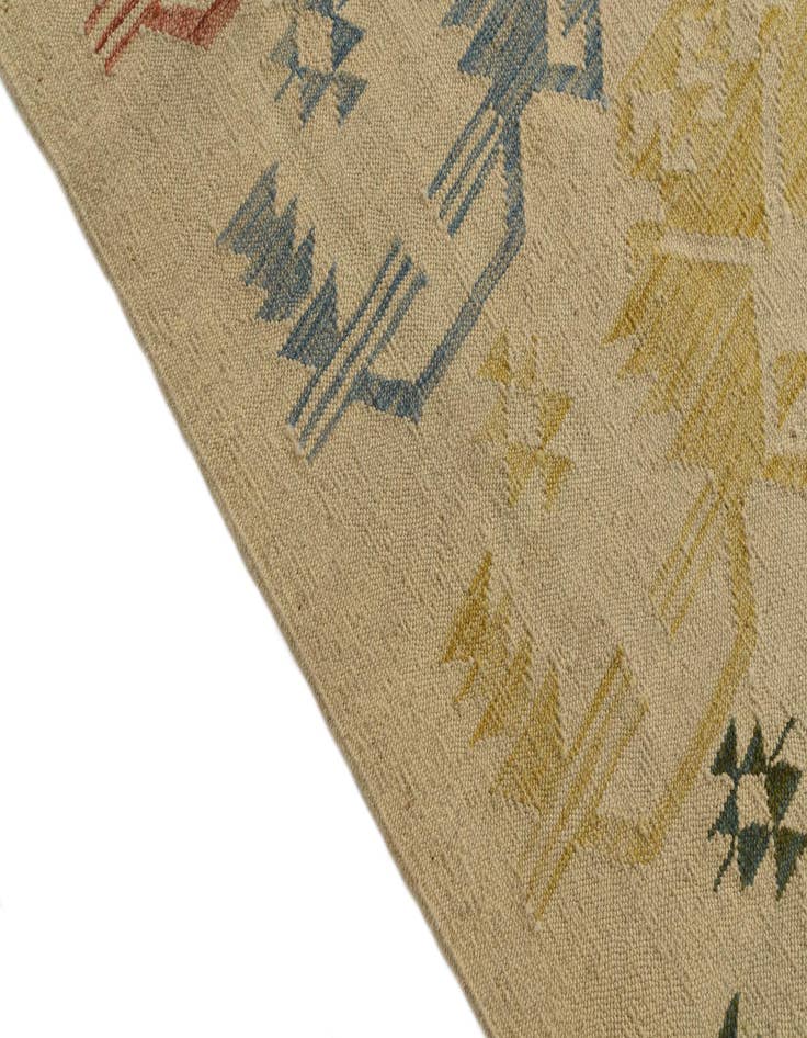 Detail image of  6' 9 x 9' 9  Hand Woven Kilim Modern Wool Rug