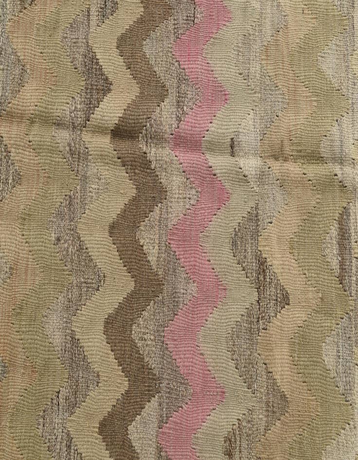 Detail image of  5' 4 x 7' 8  Hand Woven Kilim Modern Wool Rug