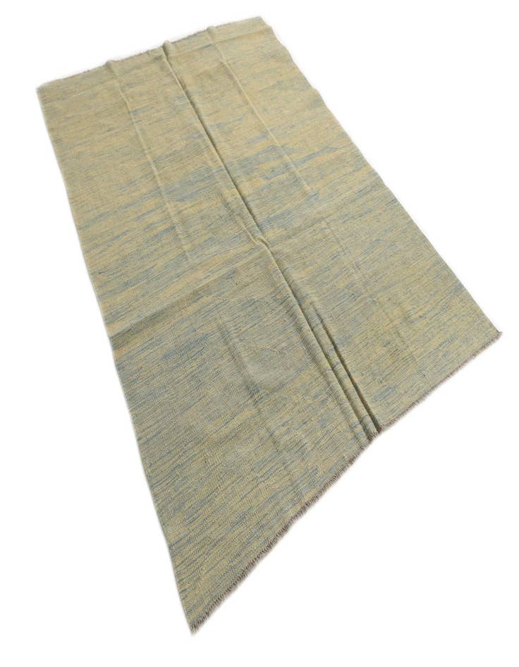 Detail image of  4' 10 x 6' 5  Hand Woven Kilim Modern Wool Rug