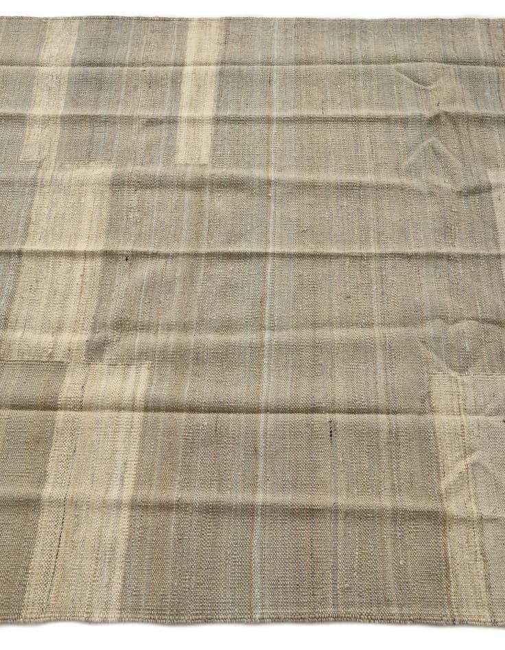 Detail image of  4' 1 x 5' 8  Hand Woven Kilim Modern Wool Rug