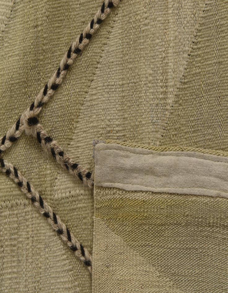 Detail image of  9' 9 x 13' 7  Hand Woven Kilim Modern Wool Rug