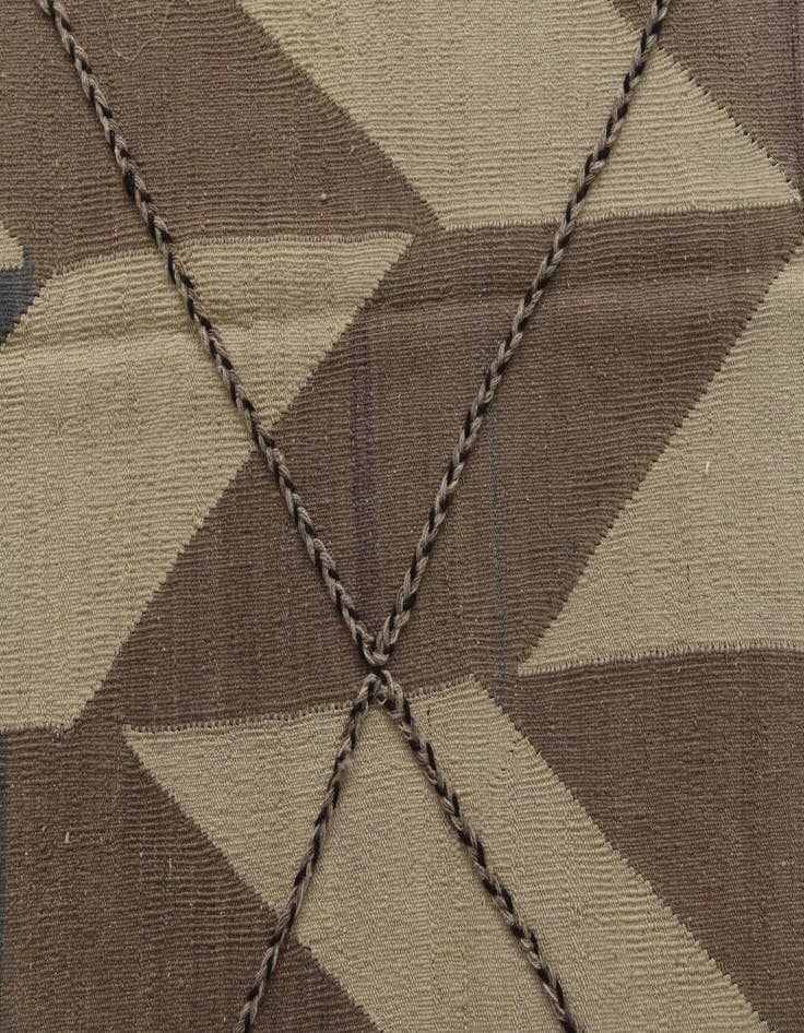Detail image of  10' 1 x 13' 6  Hand Woven Kilim Modern Wool Rug