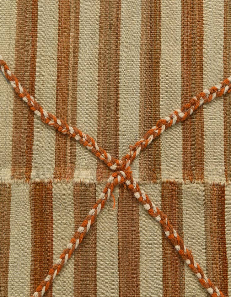 Detail image of  5' 5 x 7' 9  Hand Woven Kilim Modern Wool Rug