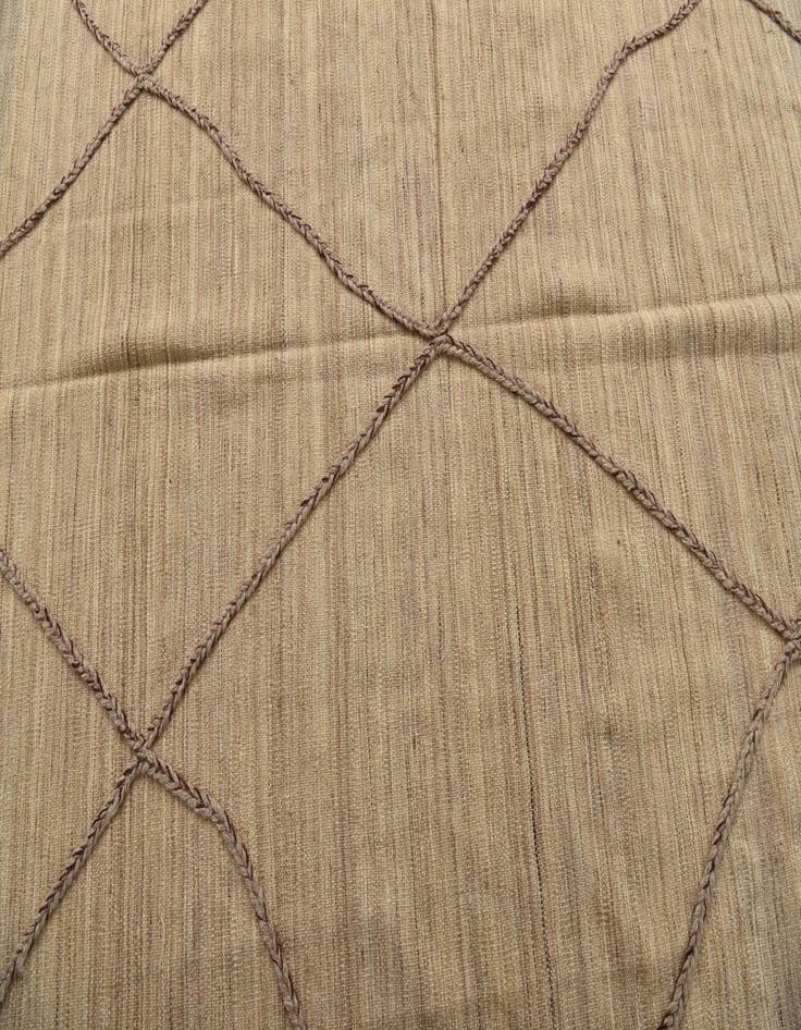 Detail image of  6' 2 x 8' 4  Hand Woven Kilim Modern Wool Rug