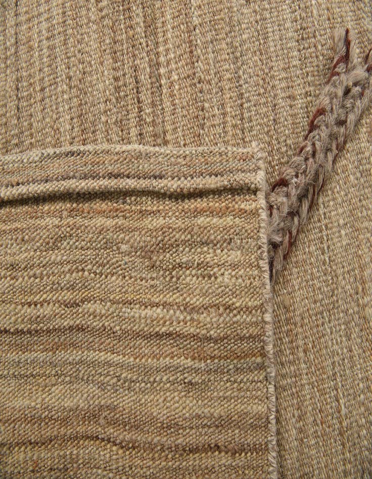 Detail image of  6' 2 x 8' 4  Hand Woven Kilim Modern Wool Rug