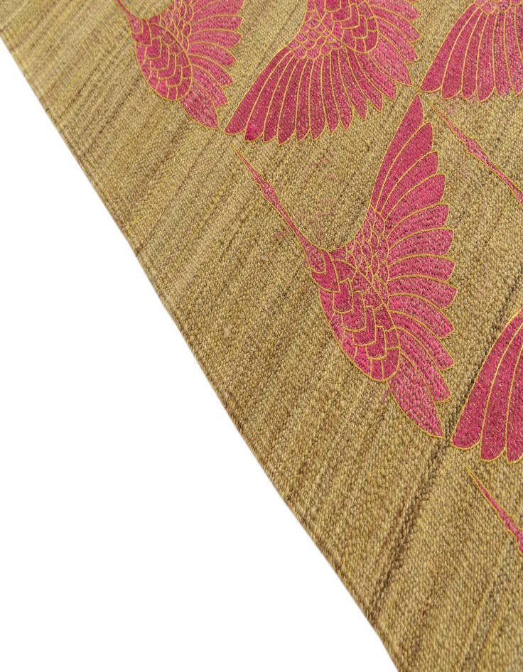 Detail image of  7' 3 x 9' 10  Hand Woven Kilim Modern Wool Rug