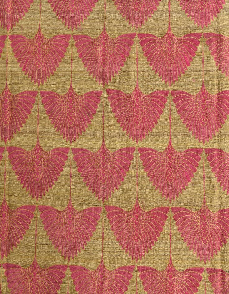 Detail image of  7' 3 x 9' 10  Hand Woven Kilim Modern Wool Rug