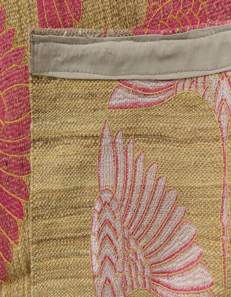 Detail image of  7' 3 x 9' 10  Hand Woven Kilim Modern Wool Rug