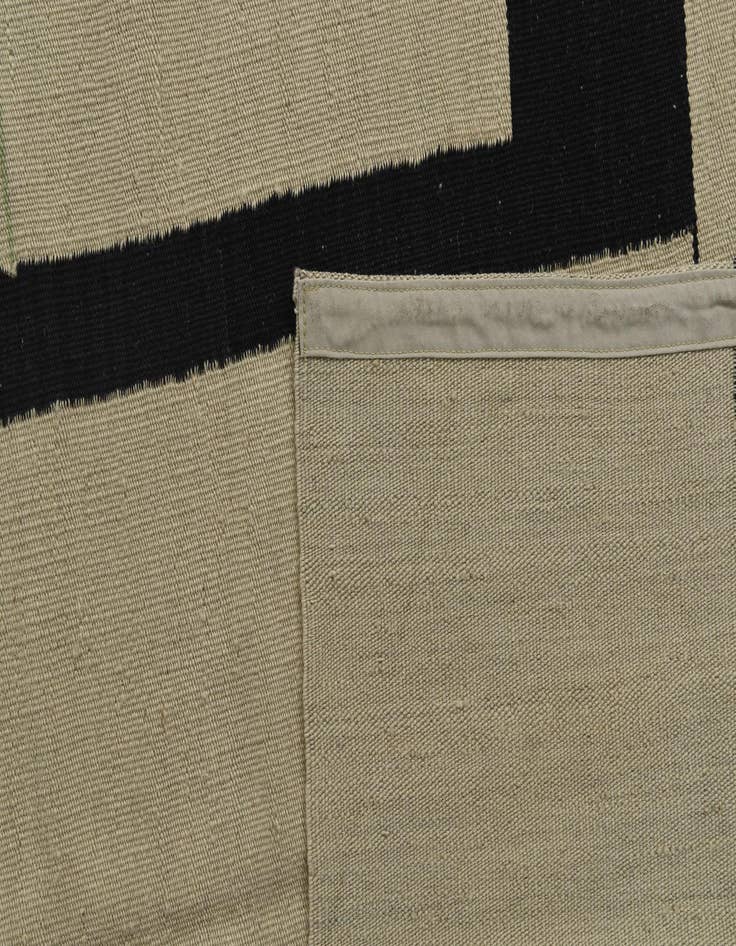 Detail image of  4' x 5' 10  Hand Woven Kilim Modern Wool Rug