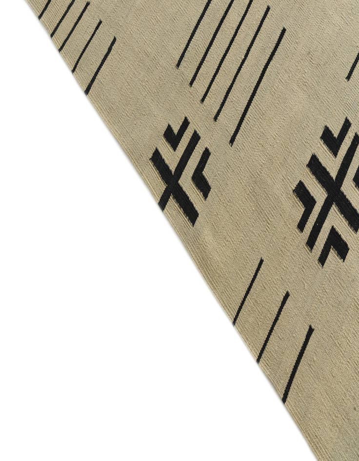 Detail image of  10' 1 x 12' 8  Hand Woven Kilim Modern Wool Rug