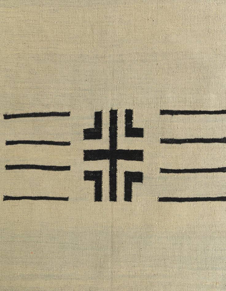 Detail image of  10' 1 x 12' 8  Hand Woven Kilim Modern Wool Rug