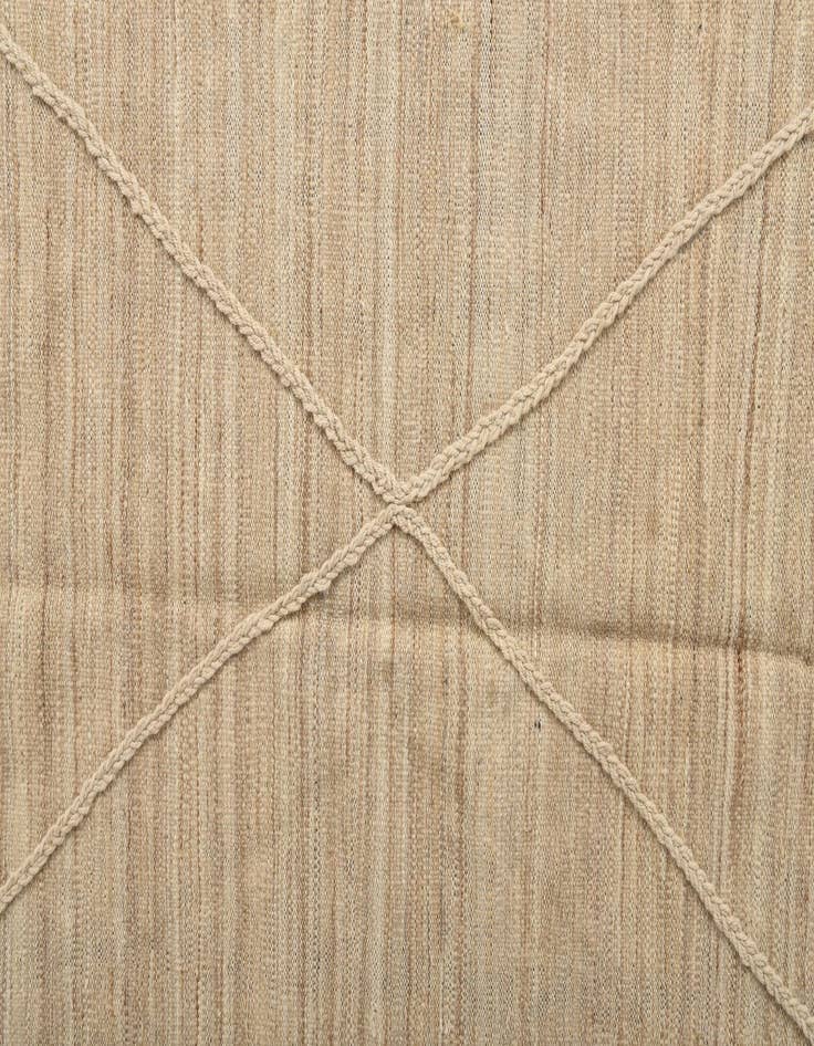 Detail image of  6' 4 x 9' 8  Hand Woven Kilim Modern Wool Rug