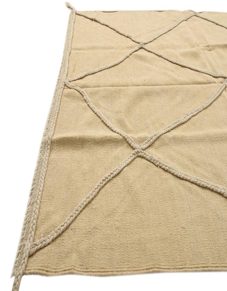 Detail image of  4' 2 x 6' 1  Hand Woven Kilim Modern Wool Rug