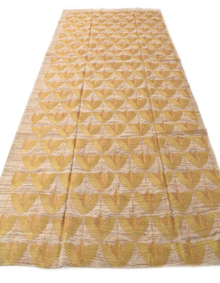 Detail image of  9' 2 x 12' 8  Hand Woven Kilim Modern Wool Rug