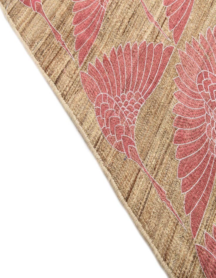 Detail image of  6' 1 x 9' 10  Hand Woven Kilim Modern Wool Rug