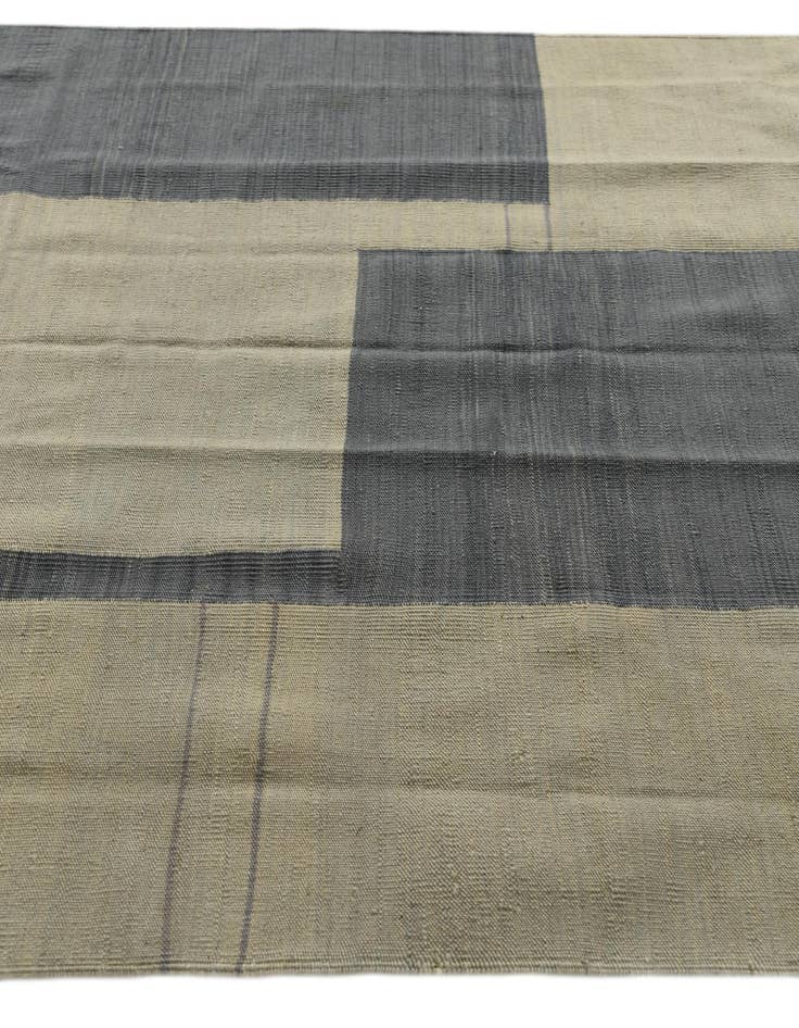 Detail image of  5' x 6' 7  Hand Woven Kilim Modern Wool Rug