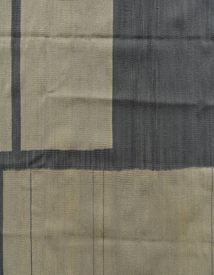 Detail image of  5' x 6' 7  Hand Woven Kilim Modern Wool Rug