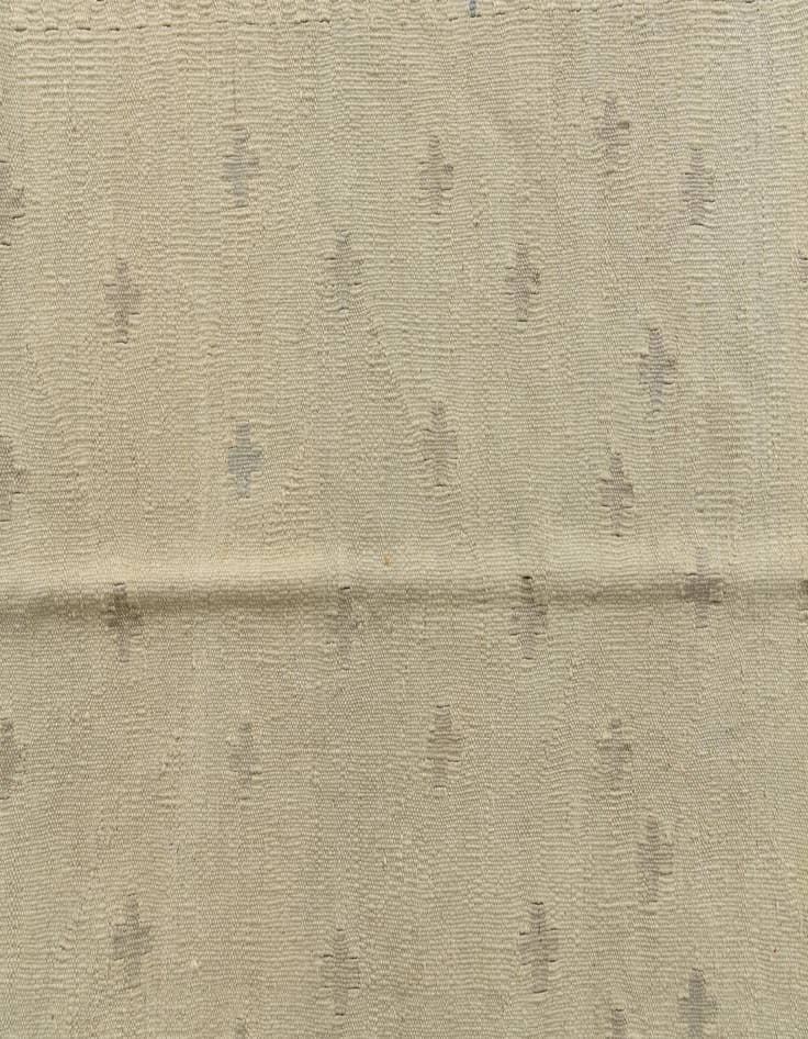 Detail image of  5' 1 x 6' 5  Hand Woven Kilim Modern Wool Rug