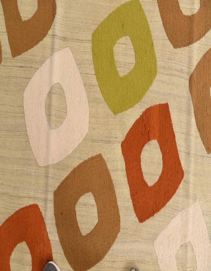 Detail image of  7' 8 x 9' 10  Hand Woven Kilim Modern Rug