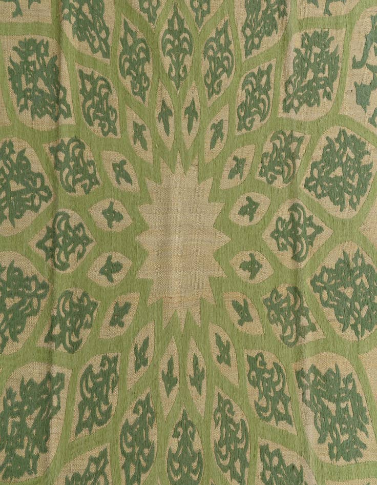 Detail image of  7' 7 x 11'  Hand Woven Kilim Modern Rug