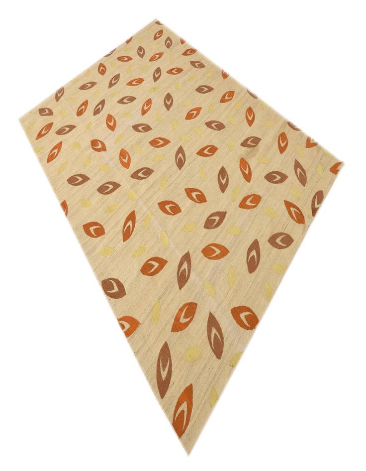 Detail image of  6' 1 x 8' 2  Hand Woven Kilim Modern Rug