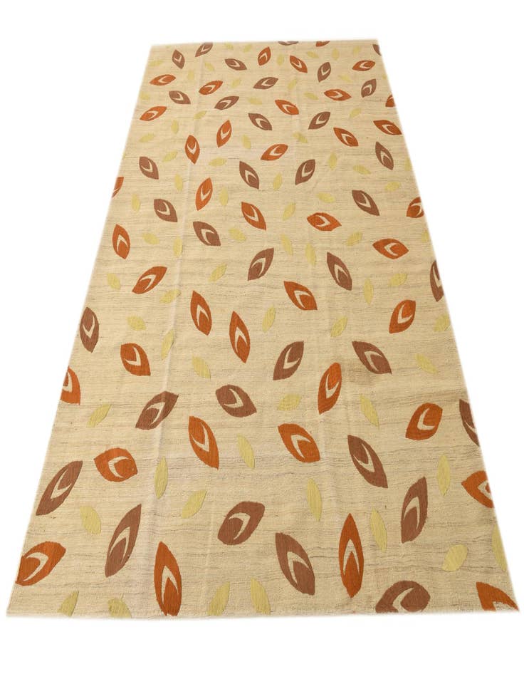 Detail image of  6' 1 x 8' 2  Hand Woven Kilim Modern Rug