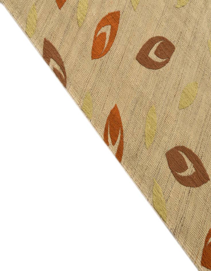 Detail image of  6' 1 x 8' 2  Hand Woven Kilim Modern Rug