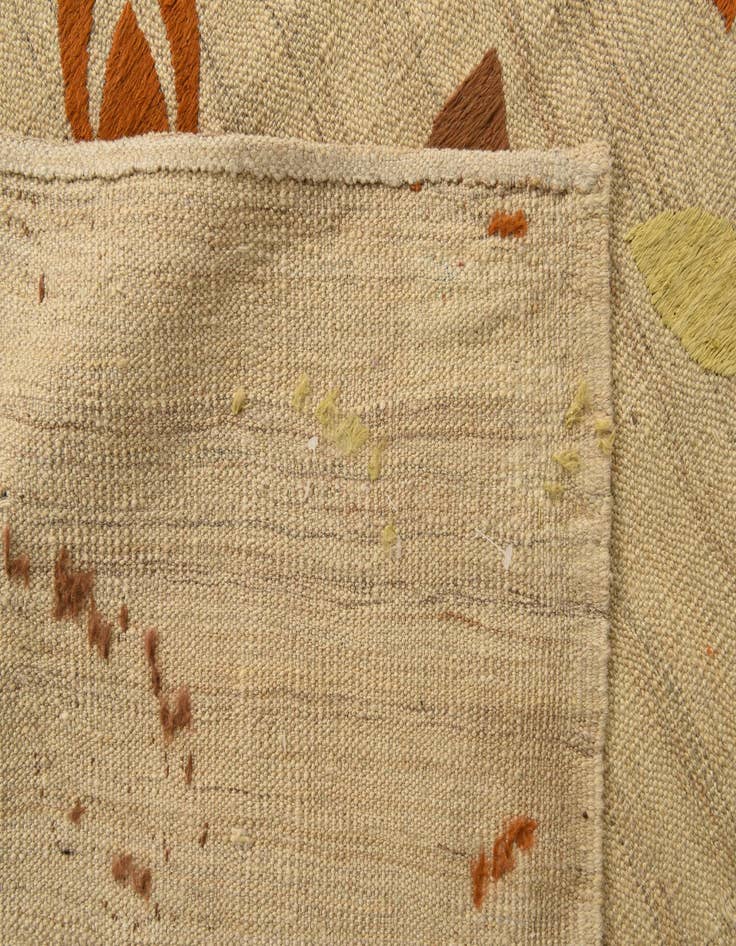 Detail image of  6' 1 x 8' 2  Hand Woven Kilim Modern Rug