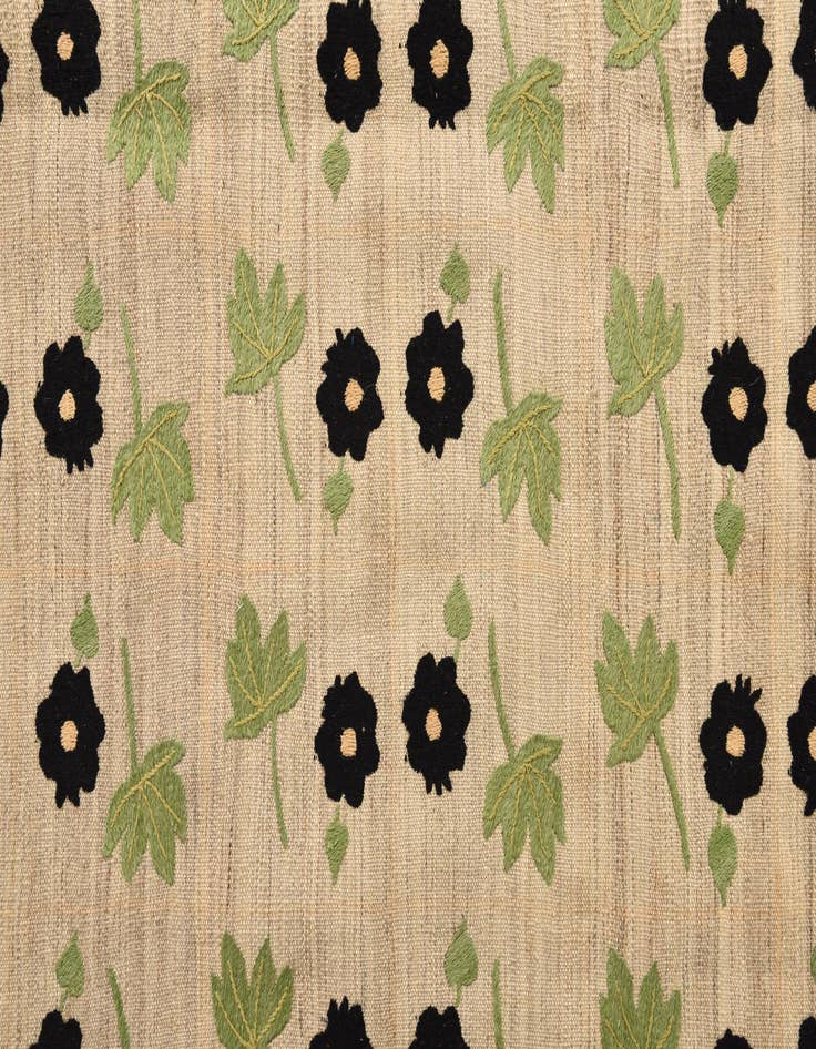 Detail image of  6' 3 x 9' 5  Hand Woven Kilim Modern Wool Rug