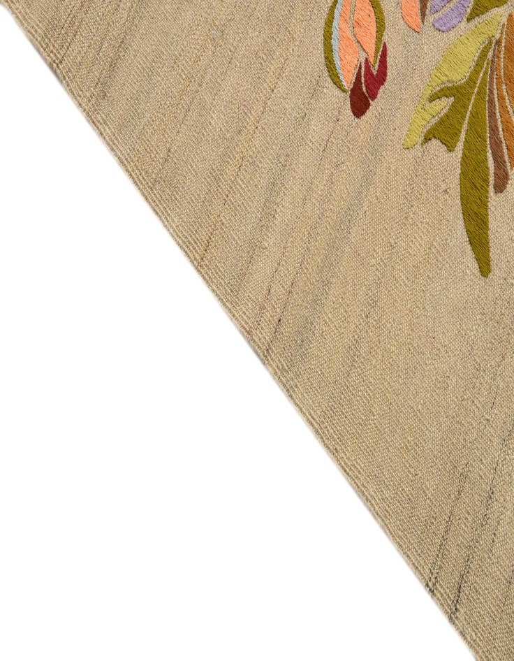 Detail image of  5' 10 x 8' 1  Hand Woven Kilim Modern Rug