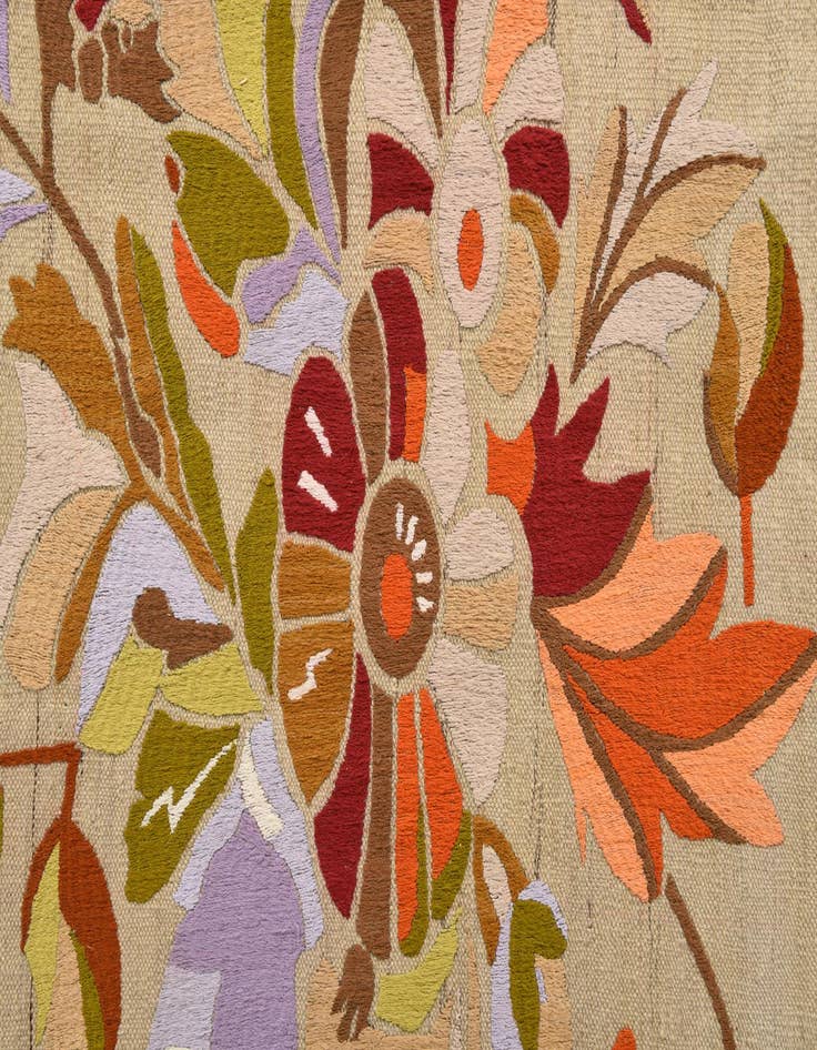 Detail image of  5' 10 x 8' 1  Hand Woven Kilim Modern Rug