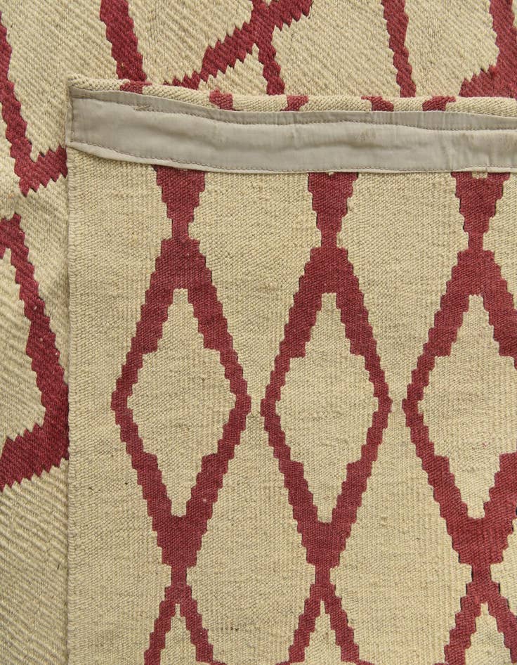 Detail image of  10' 4 x 12' 10  Hand Woven Kilim Modern Wool Rug