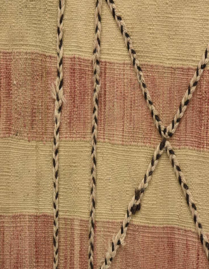 Detail image of  11' 2 x 14' 2  Hand Woven Kilim Modern Wool Rug