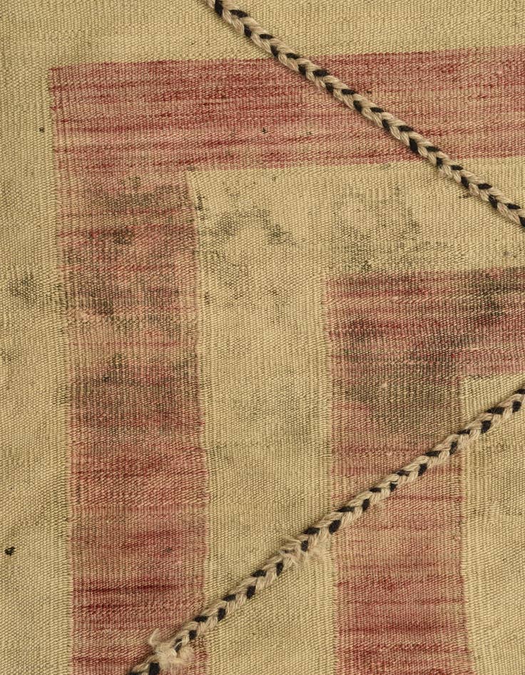 Detail image of  11' 2 x 14' 2  Hand Woven Kilim Modern Wool Rug