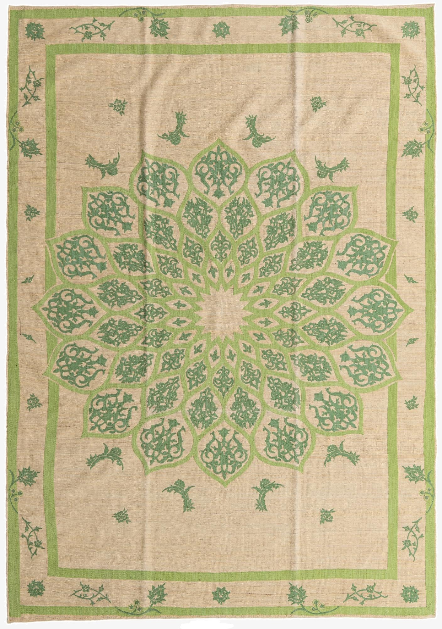  7' 7 x 11'  Hand Woven Kilim Modern Rug