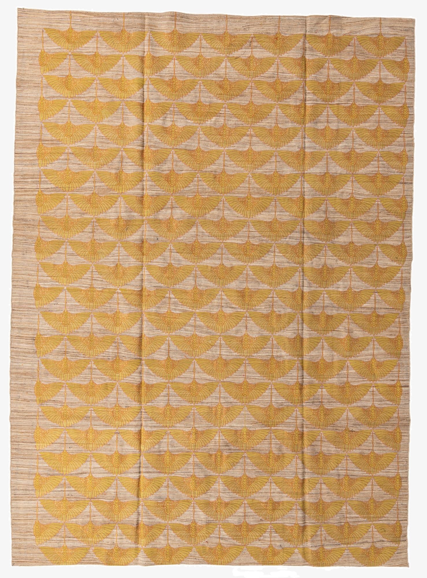  9' 2 x 12' 8  Hand Woven Kilim Modern Wool Rug
