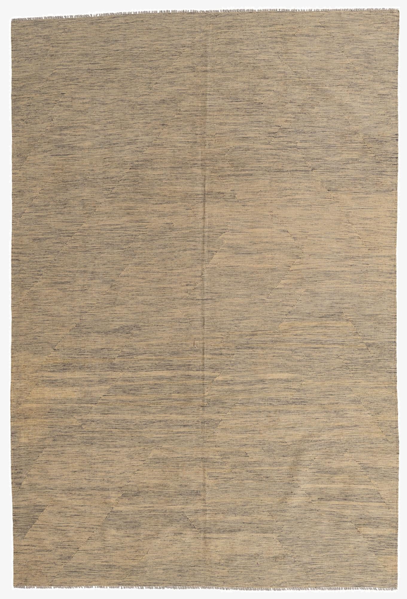 6' 7 x 9' 10  Hand Woven Kilim Modern Wool Rug