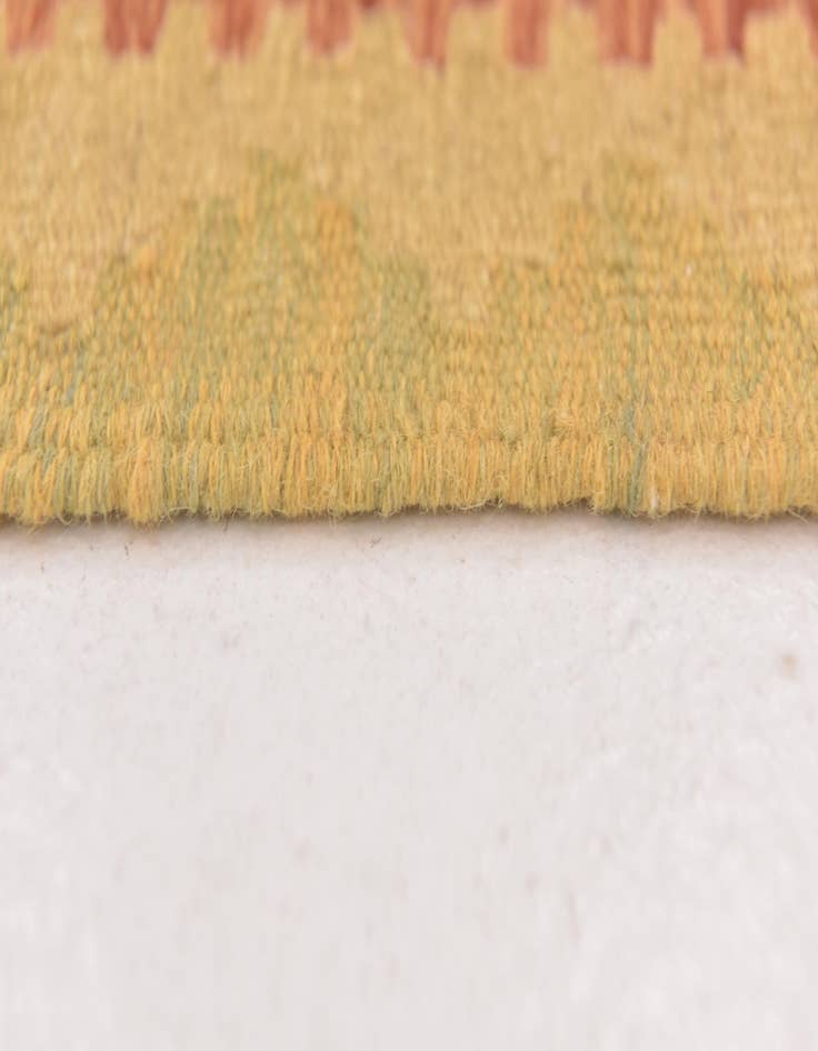 Detail image of  3' x 4' 9  Hand Woven Kilim Waziri Wool Rug