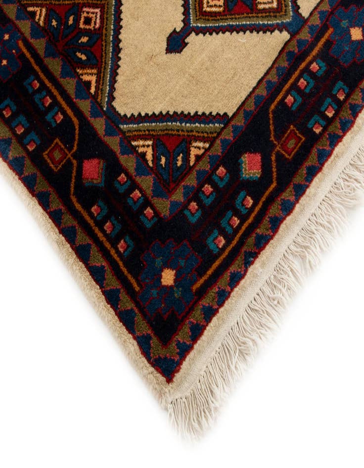 Detail image of  3' 6 x 5'  Hand Knotted Koliaei Persian Wool Rug