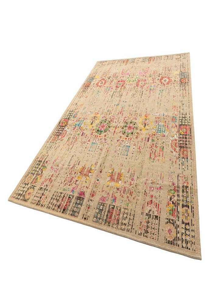 Detail image of  9' 10 x 13' 1  Hand Knotted Kundan Rug