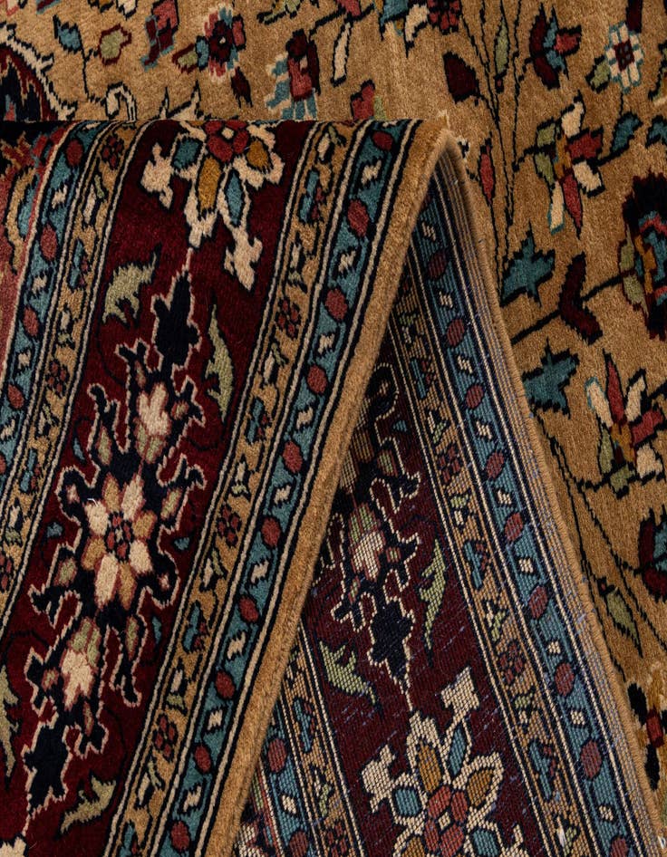 Detail image of  5' 11 x 9' 2  Hand Knotted Lahour Wool Rug