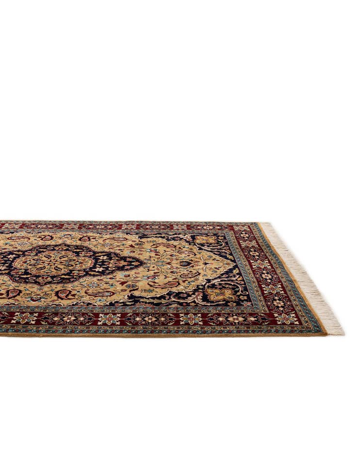 Detail image of  5' 11 x 9' 2  Hand Knotted Lahour Wool Rug