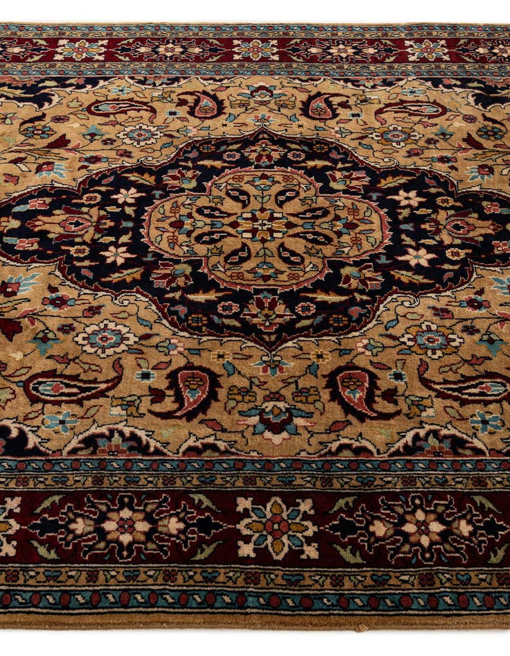 Detail image of  5' 11 x 9' 2  Hand Knotted Lahour Wool Rug