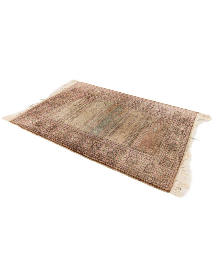 Detail image of  3' x 4' 1  Hand Knotted Lahour Wool Rug