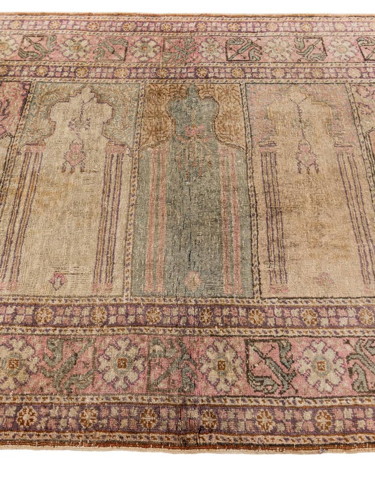 Detail image of  3' x 4' 1  Hand Knotted Lahour Wool Rug